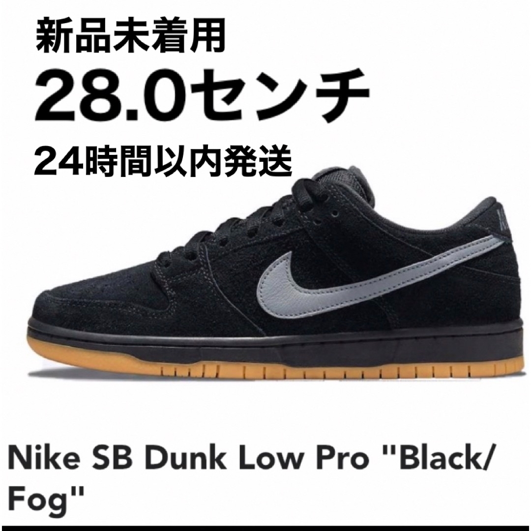 Nike SB Dunk Low Pro Black/Fog 28.0センチ