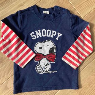 スヌーピー(SNOOPY)のSNOOPY ロンT 90cm(Tシャツ/カットソー)