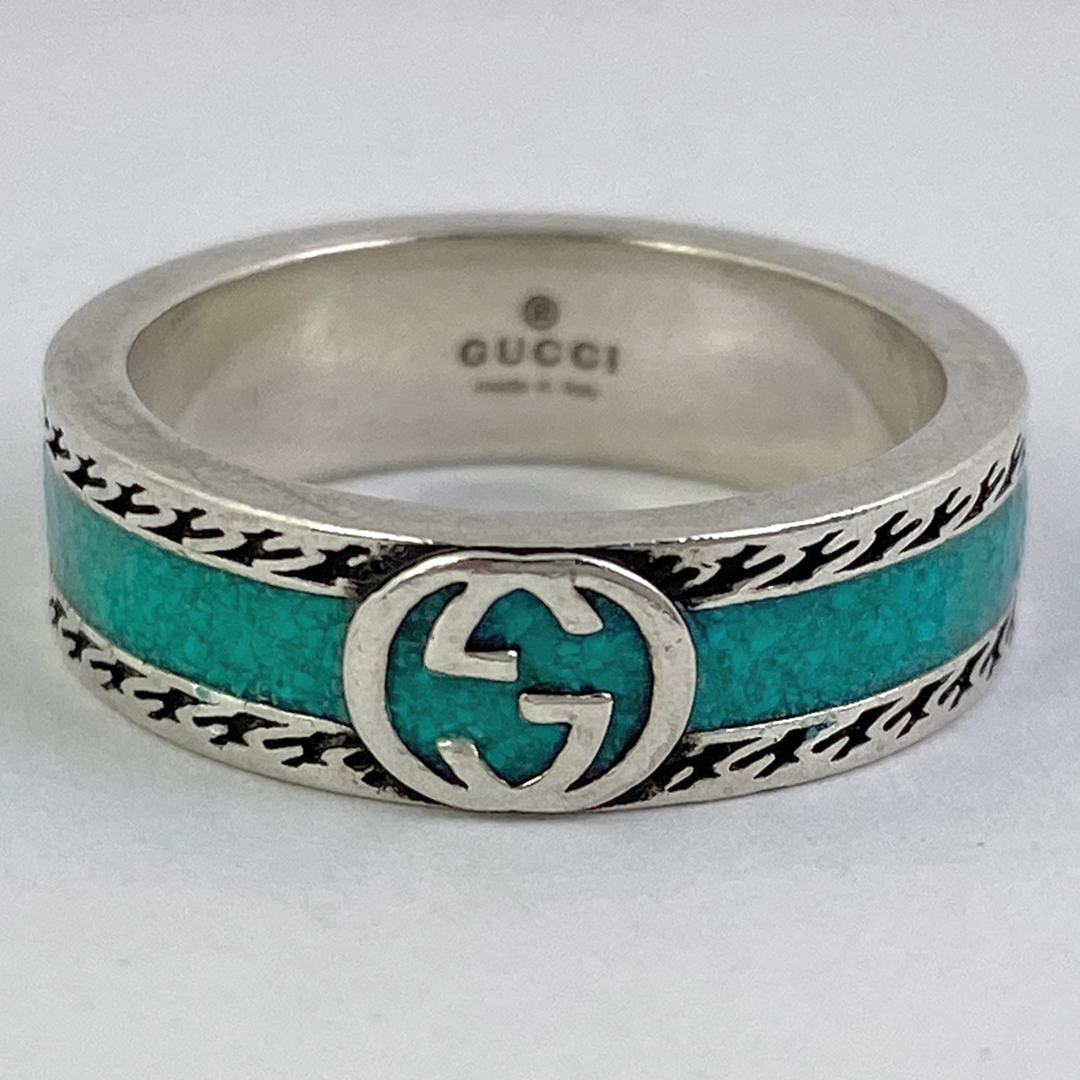 Gucci - グッチ インターロッキングG リング 16号 シルバー925 【中古