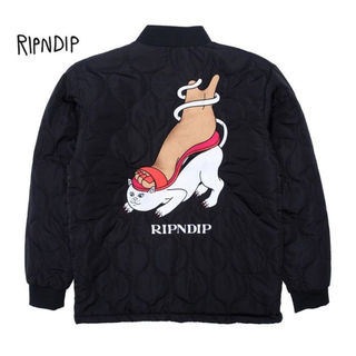 RIPNDIP - 【極美品】リップンディップ ビッグ刺繍ロゴ入りジャケット ...