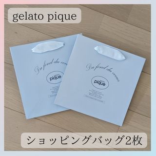 ジェラートピケ(gelato pique)の❁ジェラートピケ ショッピングバッグ 2枚❁(ショップ袋)