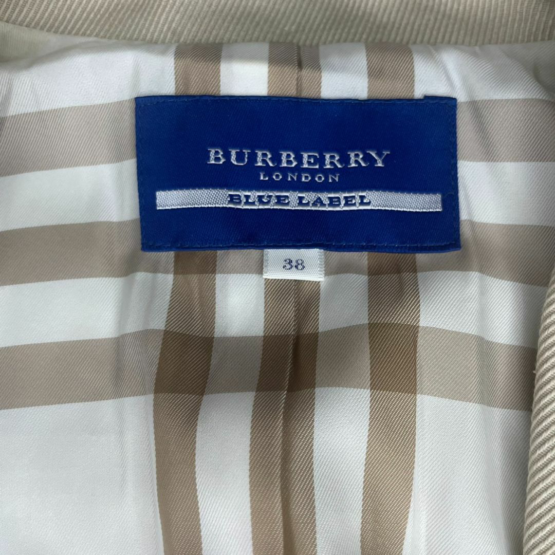 BURBERRY BLUE LABEL(バーバリーブルーレーベル)のバーバリーブルーレーベル✨美品 ノバチェック 38サイズ(Mサイズ) レディースのジャケット/アウター(テーラードジャケット)の商品写真