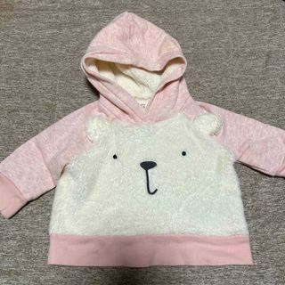 ベビーギャップ(babyGAP)のbaby GAP くま　もこもこパーカー　スウェット(その他)