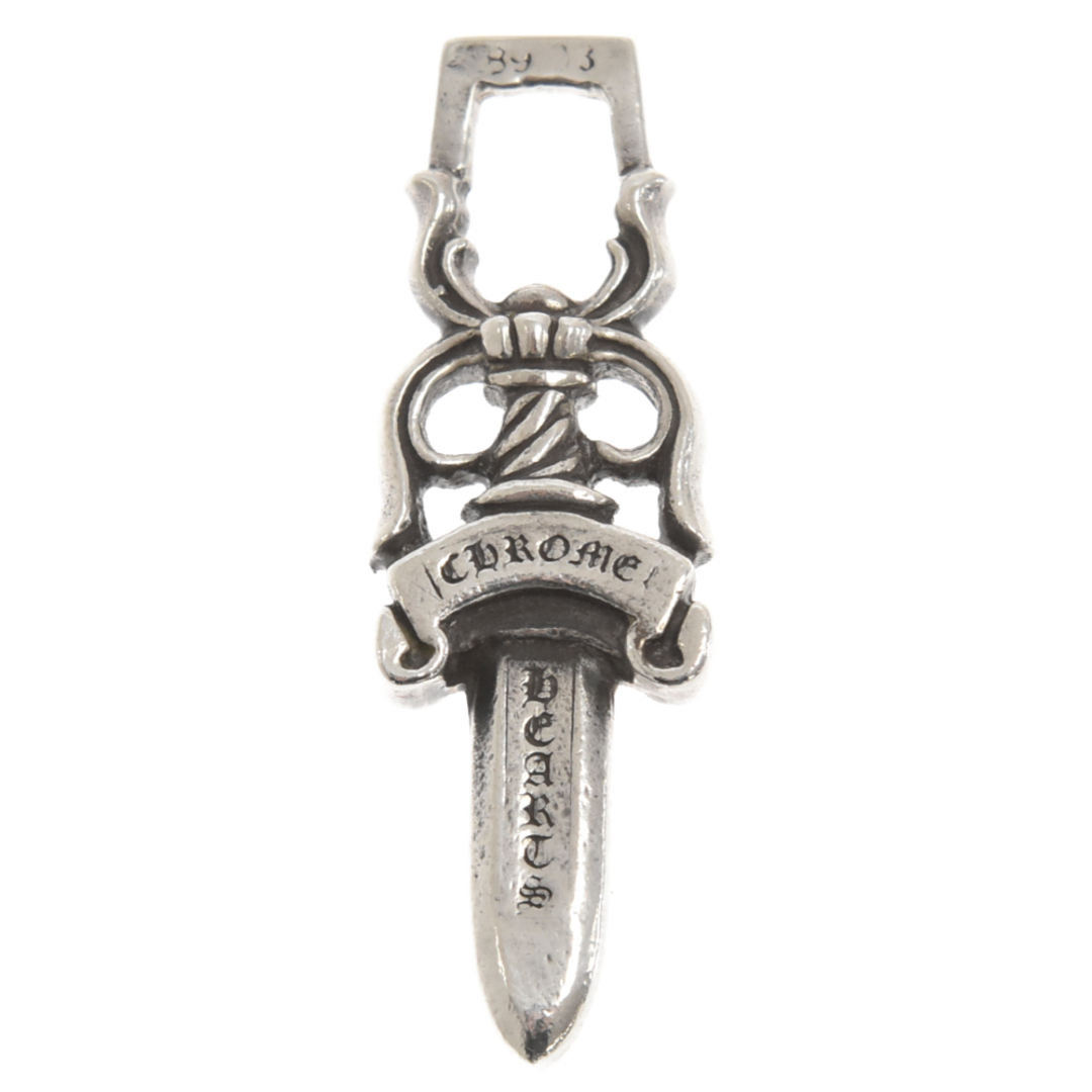 Chrome Hearts(クロムハーツ)のCHROME HEARTS クロムハーツ #10 DAGGER ダガーチャーム ネックレストップ シルバー メンズのアクセサリー(ネックレス)の商品写真