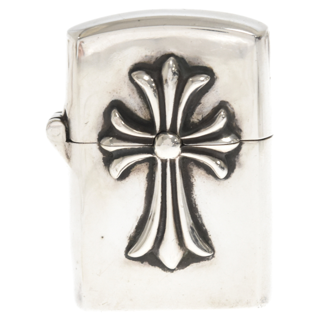 CHROME HEARTS クロムハーツ ZIPPO LIGHTERZ-V1 V1スモールCHクロス ジッポ ライター シルバー