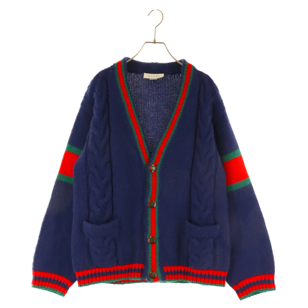 Gucci - GUCCI グッチ Oversized Cable Knit Cardigan オーバーサイズ