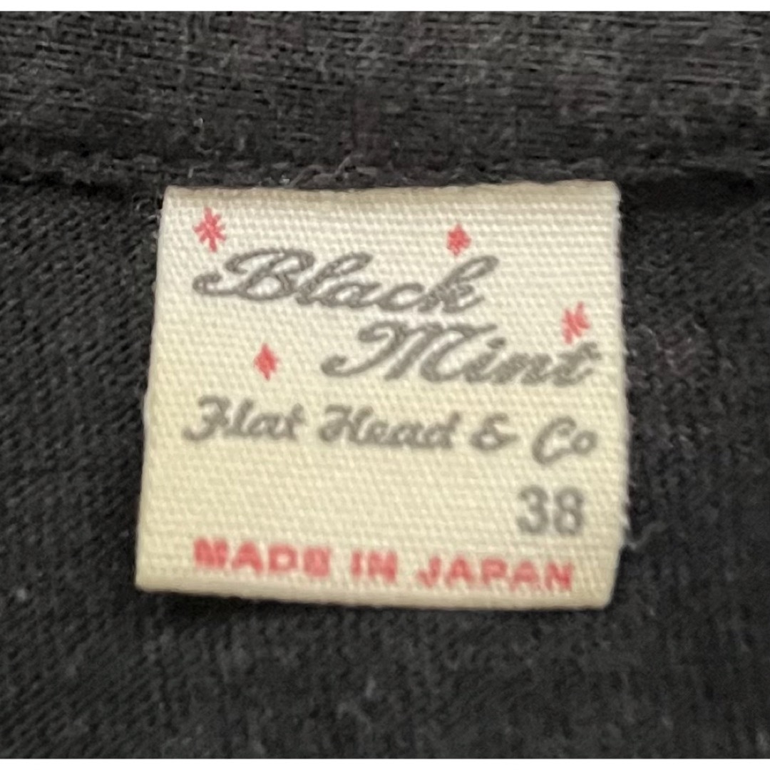 THE FLAT HEAD(フラットヘッド)のFLATHEAD フラットヘッド BLACK MINT チェーンステッチ　シャツ メンズのトップス(ポロシャツ)の商品写真