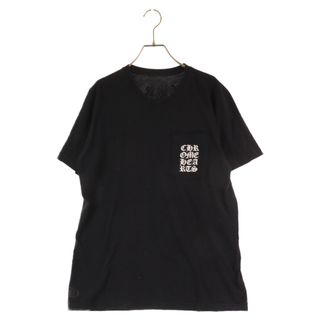 クロムハーツ(Chrome Hearts)のCHROME HEARTS クロムハーツ BLOCKES CH 胸ポケットロゴプリント半袖Tシャツ カットソー ブラック(Tシャツ/カットソー(半袖/袖なし))