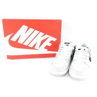 ナイキ(NIKE)の未使用 NIKE ナイキ DQ0380-001 ダンク ロー SE GS ロッタリー グレーフォグ/ライトクリムゾン ローカットスニーカー 24cm レザー Dunk Low SE Lottery 子供用 靴 シューズ レディース AU2258C (スニーカー)