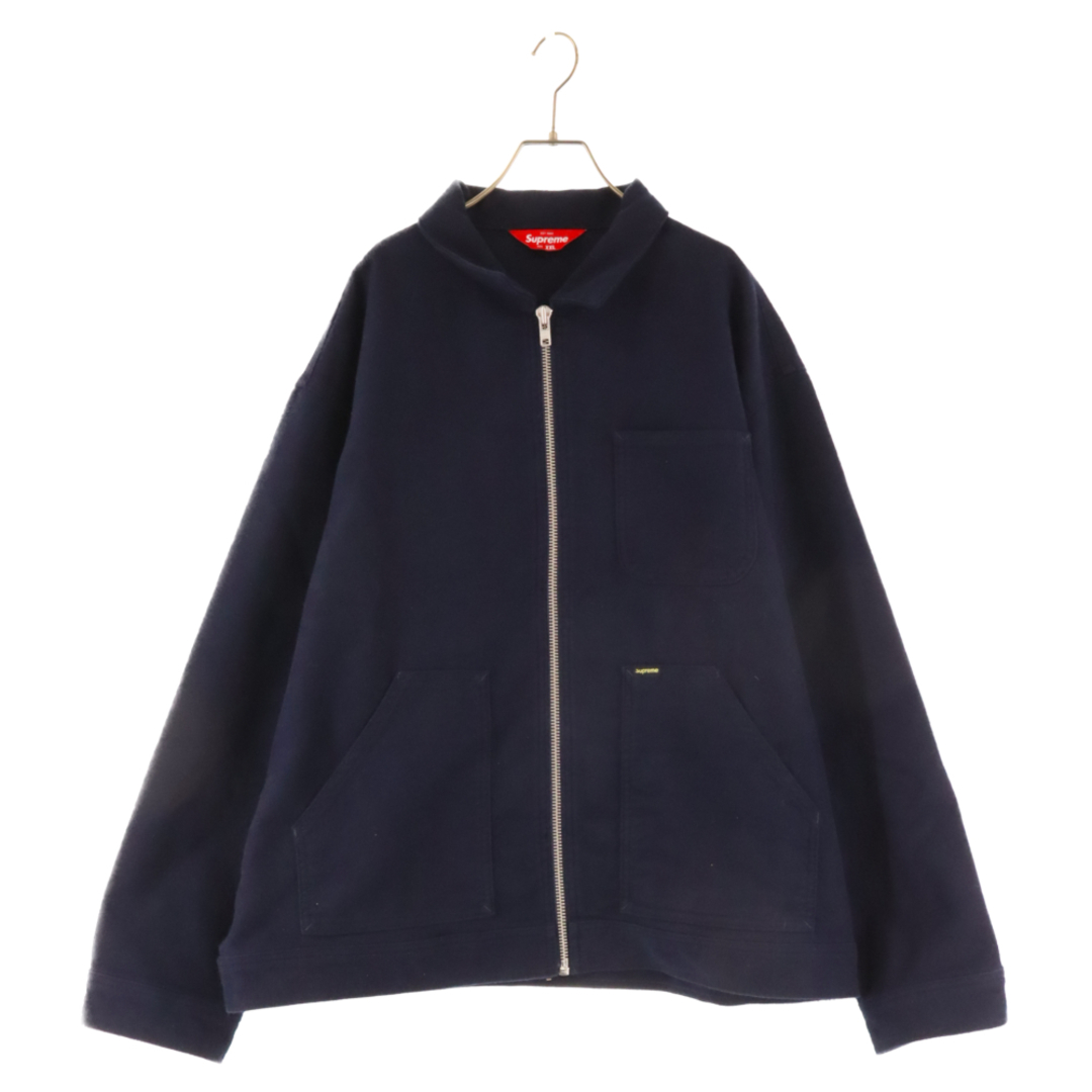 SUPREME シュプリーム 22AW Moleskin Work Jacket モールスキン ワークジャケット ネイビー