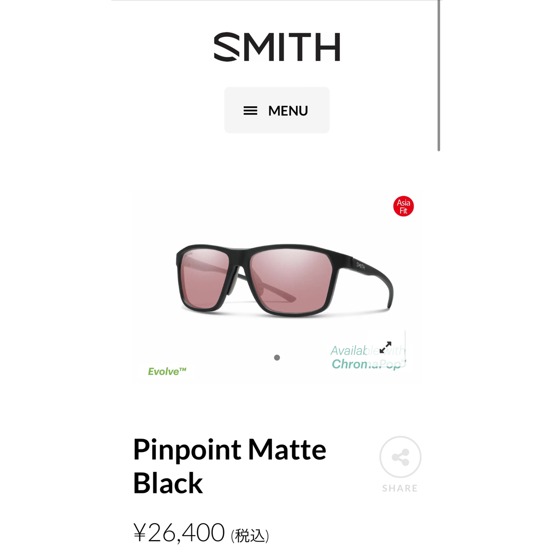 SMITH(スミス)のSmith スミス　サングラス レディースのファッション小物(サングラス/メガネ)の商品写真
