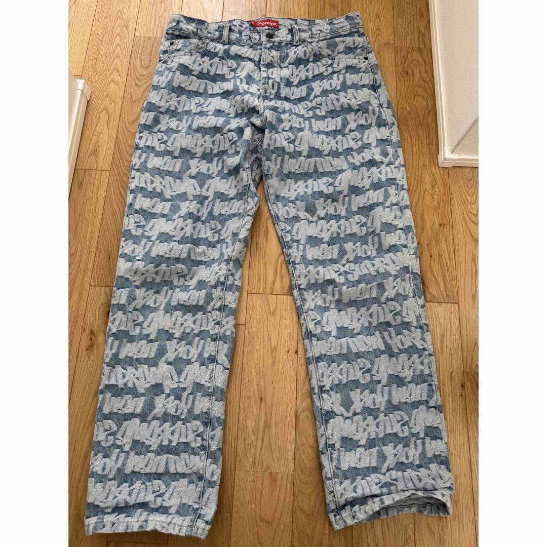 Supreme Fat Tip Jacquard Regular Jean 34