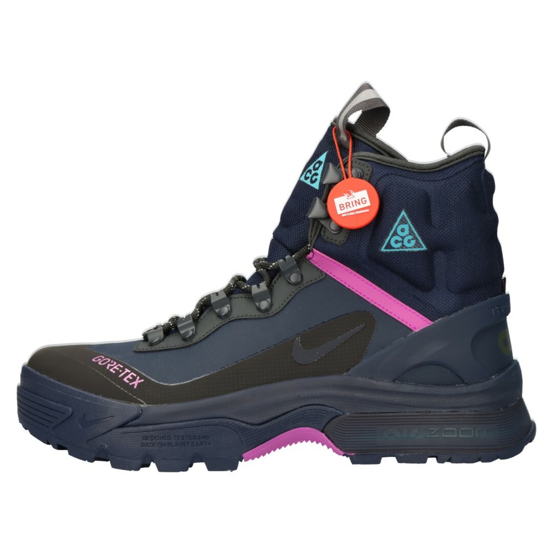 NIKE ACG ナイキエーシージー  GORE-TEX Zoom Gaiadome Gtx DD2858-401×エーシージー ゴアテックス レースアップ マウンテンシューズ US9.5/27.5cm ネイビー