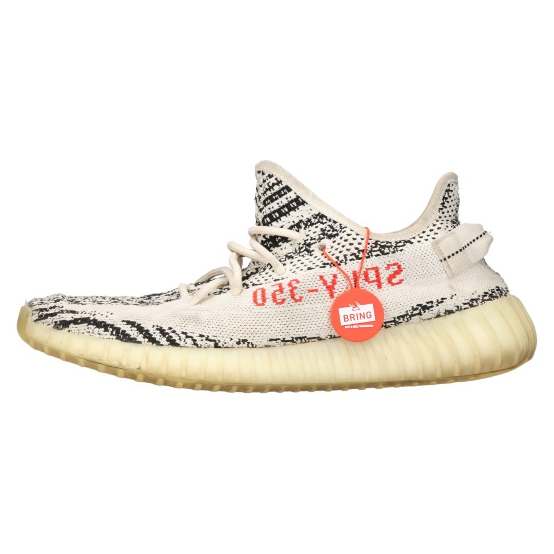 adidas アディダス YEEZY BOOST 350 V2 ZEBRA CP9654 イージーブースト 350 V2 ゼブラ ローカットスニーカー US9.5/27.5cm ブラック/ホワイト