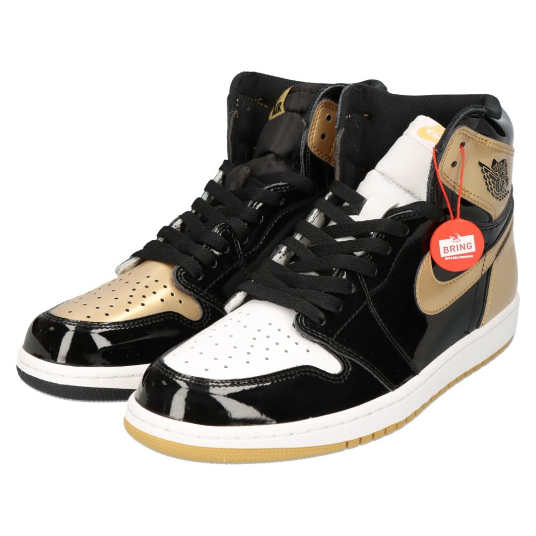 NIKE(ナイキ)のNIKE ナイキ AIR JORDAN 1 RETRO HIGH GOLD TOP 3 エアジョーダン1 レトロ ハイカットスニーカー ブラック/ゴールド 861428-001 US10 メンズの靴/シューズ(スニーカー)の商品写真