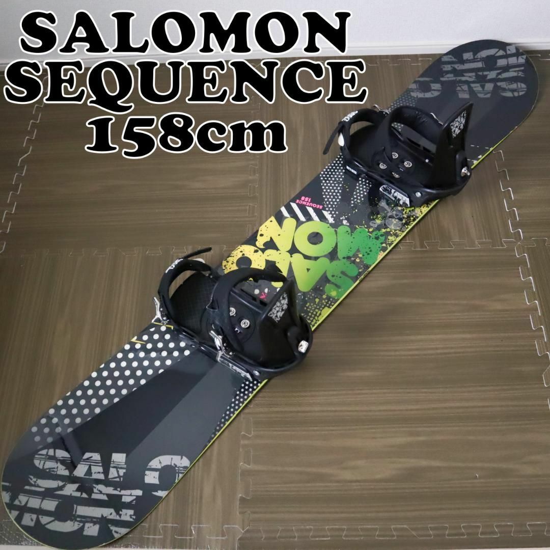 SALOMON 158cm サロモン スノーボード 板 ボードセット-