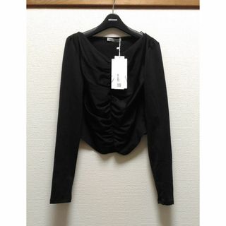 ザラ(ZARA)のZARA　トップス　新品　S(カットソー(長袖/七分))