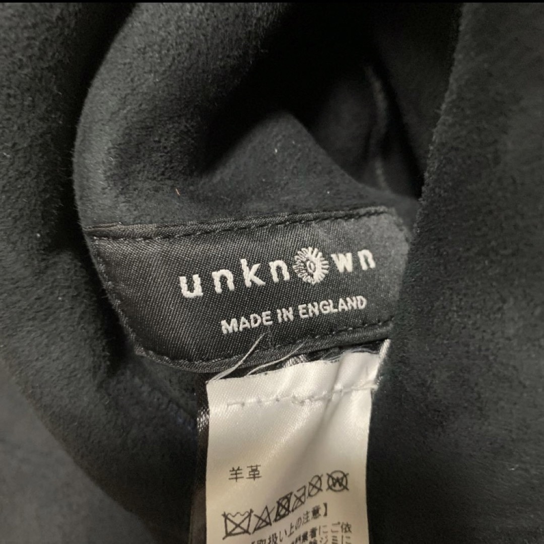 新品 unknown アンノウン ムートン レザー コート メンズのジャケット/アウター(その他)の商品写真