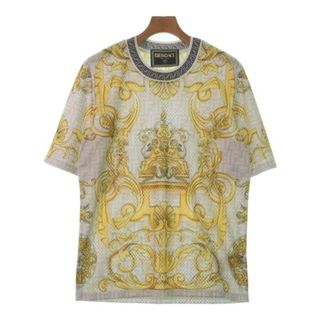 フェンディ(FENDI)のFENDI フェンディ Tシャツ・カットソー XS ベージュx黄x黒等(総柄) 【古着】【中古】(Tシャツ/カットソー(半袖/袖なし))