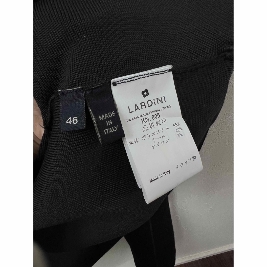 LARDINI - LARDINI ニットジャケット ブラック size 46の通販 by kshop