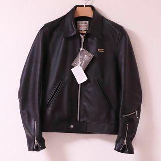 ルイスレザー(Lewis Leathers)のルイスレザー コルセア 36 タイトフィット カウハイド ブラックニットナイロン(ライダースジャケット)