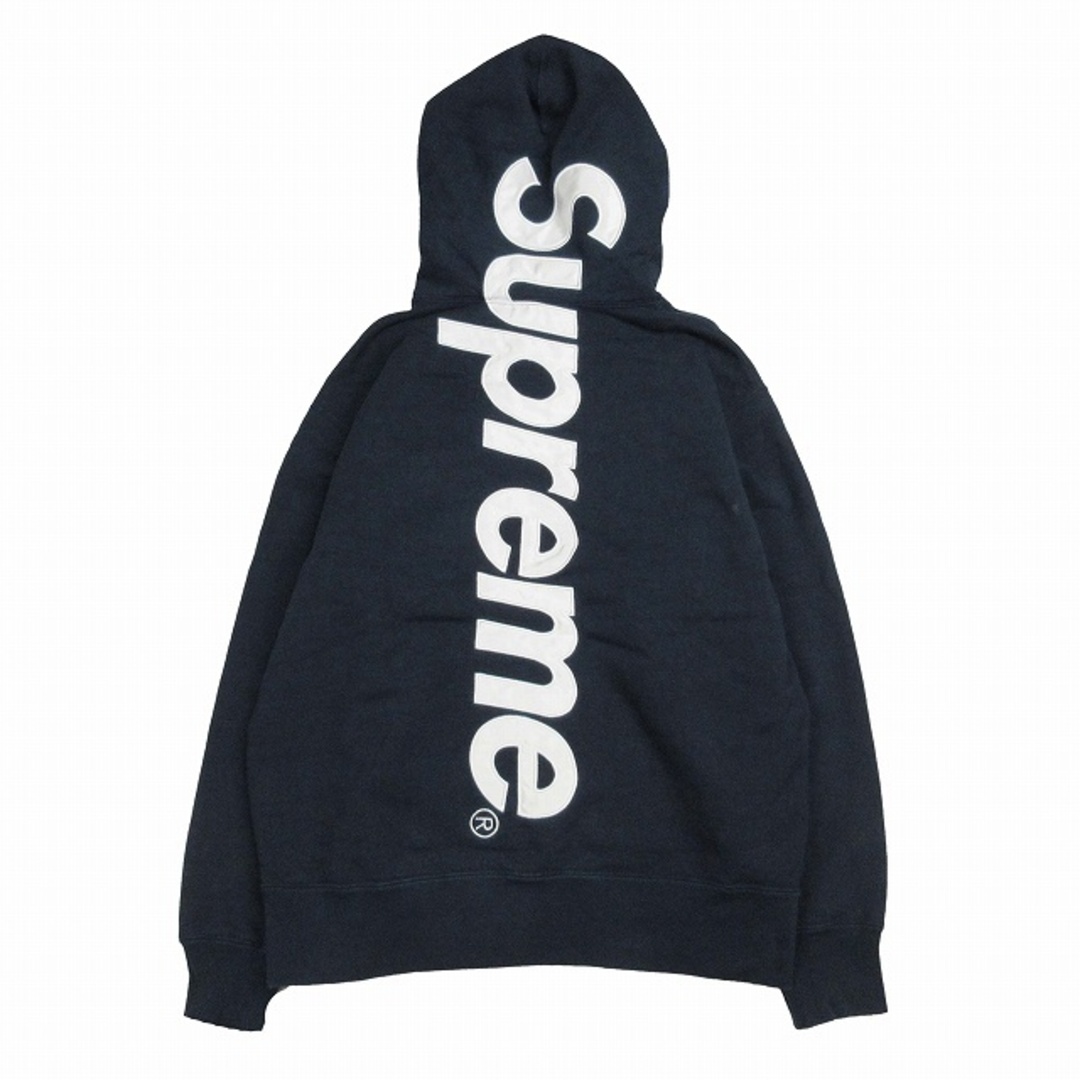 supreme サテン　アップリケ　フーディ　パーカー　ＸＬ