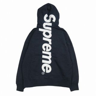 シュプリーム(Supreme)の美品 22AW シュプリーム サテン アップリケ フーデッド スウェット シャツ(パーカー)