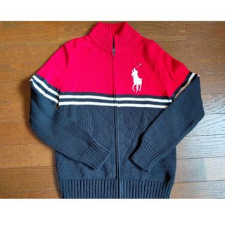 ポロラルフローレン(POLO RALPH LAUREN)のポロ　ラルフローレン　ジップアップ　カーディガン　サイズ160(ニット)