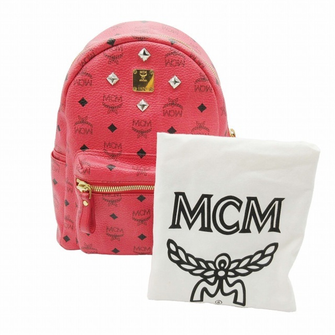 MCM(エムシーエム)の極美品 エムシーエム ヴィセトス スターク バックパック スタッズ ME11 レディースのバッグ(リュック/バックパック)の商品写真