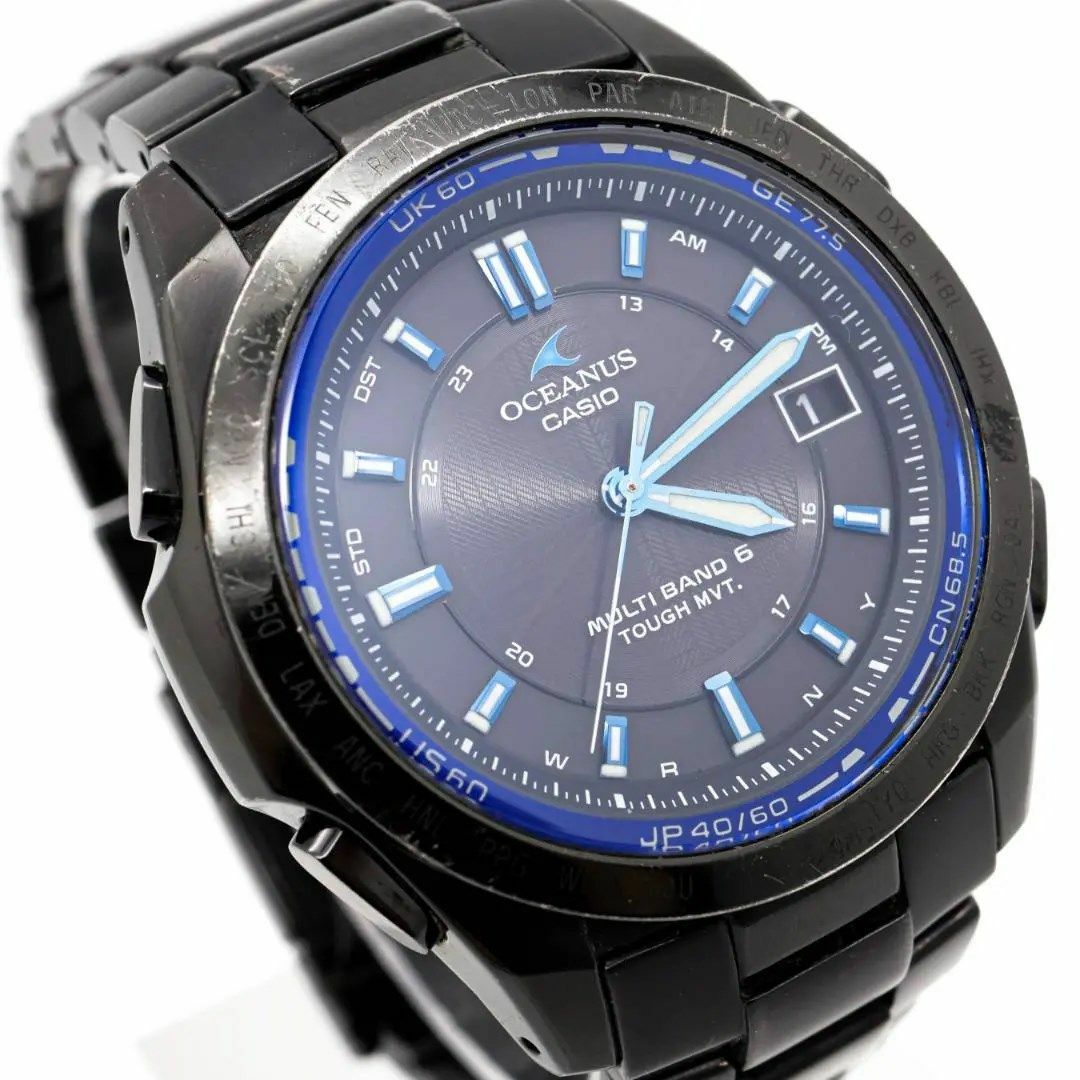 《一点物》CASIO OCEANUS オシアナス 腕時計 電波ソーラー メンズu