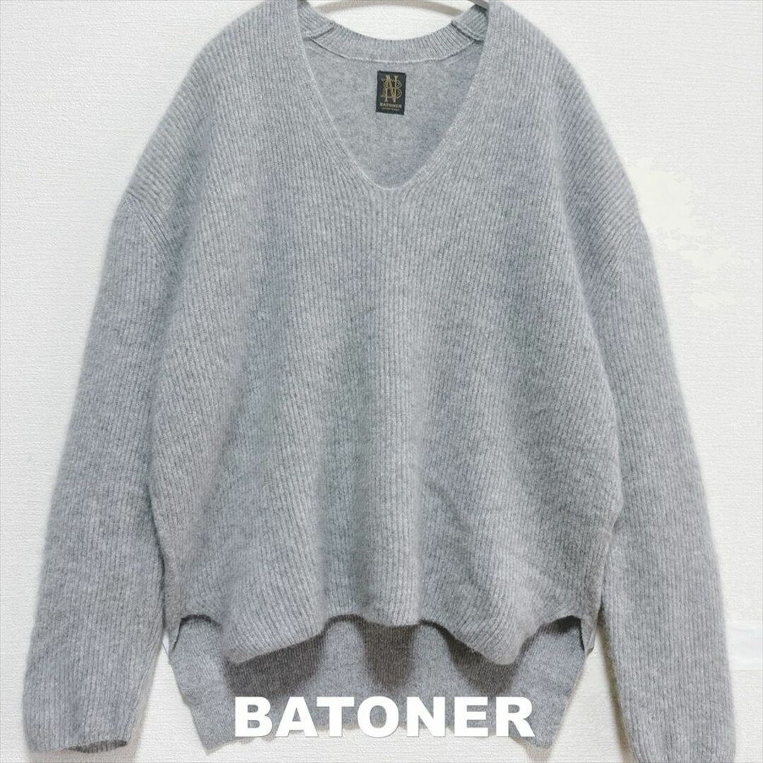 【BATONER】バトナー 山形奥山メリヤス カシミヤ&フォックス ニット | フリマアプリ ラクマ