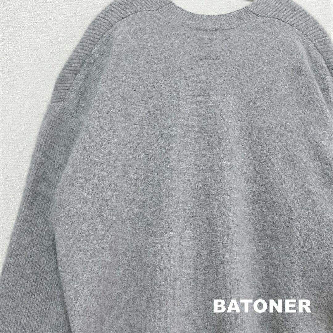 【BATONER】バトナー 山形奥山メリヤス カシミヤ&フォックス ニット