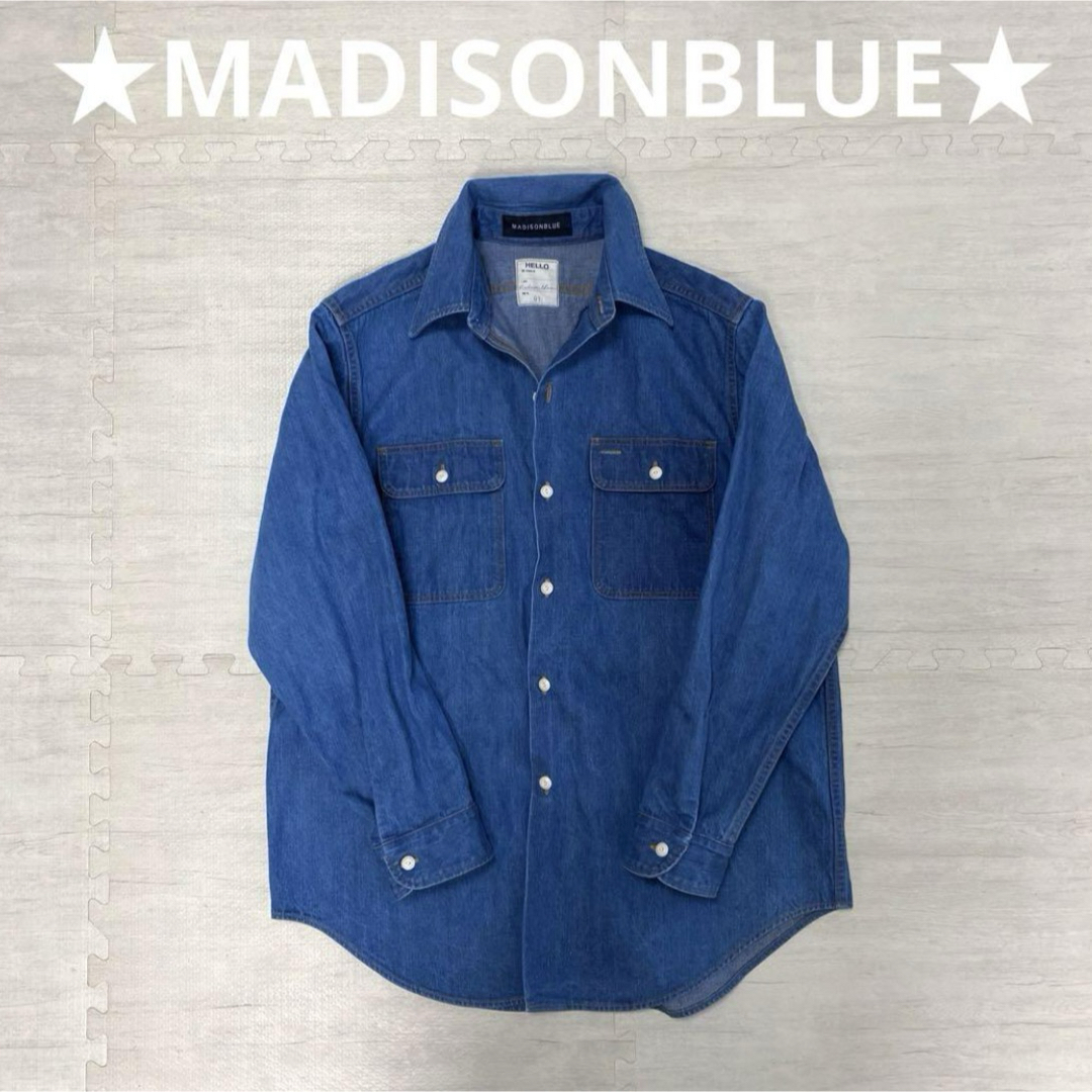 MADISONBLUE マディソンブルー ハンプトンシャツ 01 デニムシャツ