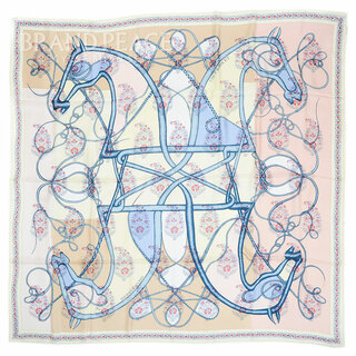 エルメス(Hermes)のエルメス カレ140 スカーフ COUP DE FOUET ローズプードル/サブ(ストール/パシュミナ)