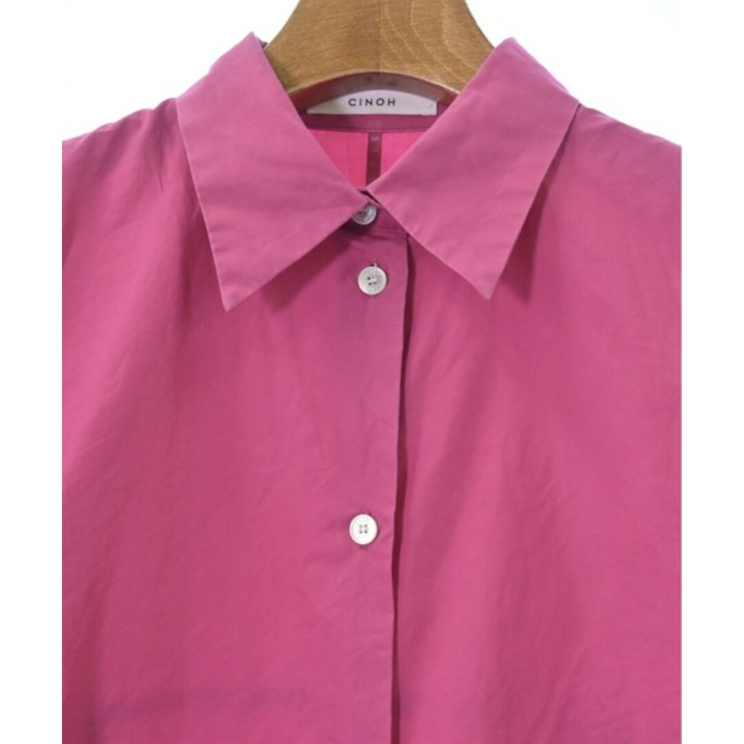 CINOH チノ カジュアルシャツ 36(S位) ピンク