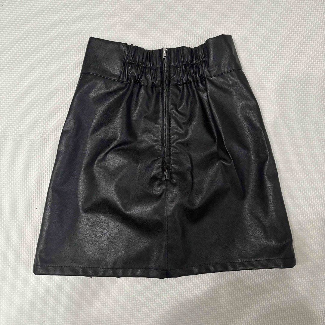 GRL(グレイル)のGRL グレイル フロントスリットハイウェストレザースカート レディースのスカート(ミニスカート)の商品写真