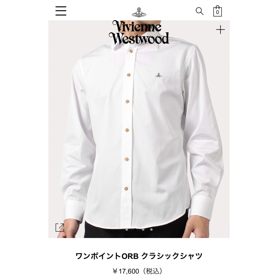 Vivienne Westwood(ヴィヴィアンウエストウッド)のVivienne Westwood ワンポイントORB クラシックシャツ メンズのトップス(シャツ)の商品写真