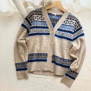 ユニクロ(UNIQLO)のこんぺいとう様専用★ユニクロ　JWANDERSON スフレヤーンカーディガンS(カーディガン)