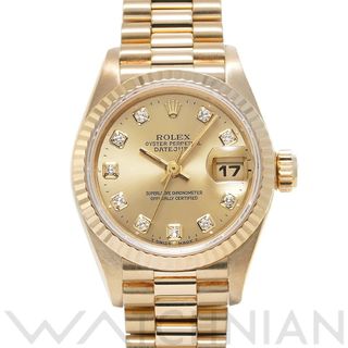 ロレックス(ROLEX)の中古 ロレックス ROLEX 69178G W番(1994年頃製造) シャンパン /ダイヤモンド レディース 腕時計(腕時計)