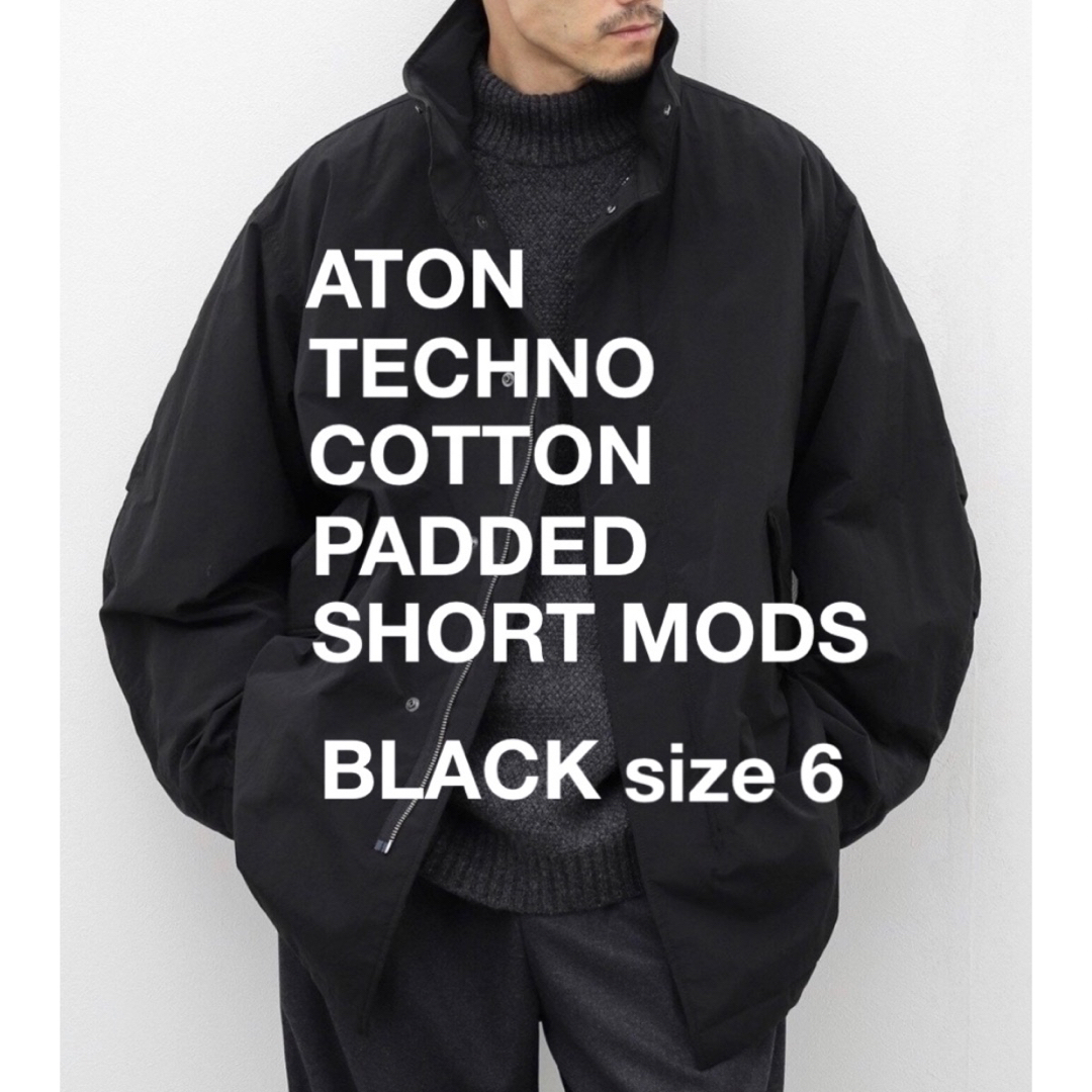 ATON - ATON TECHNO COTTON PADDED SHORT MODS 黒の通販 by ハ リ ボ