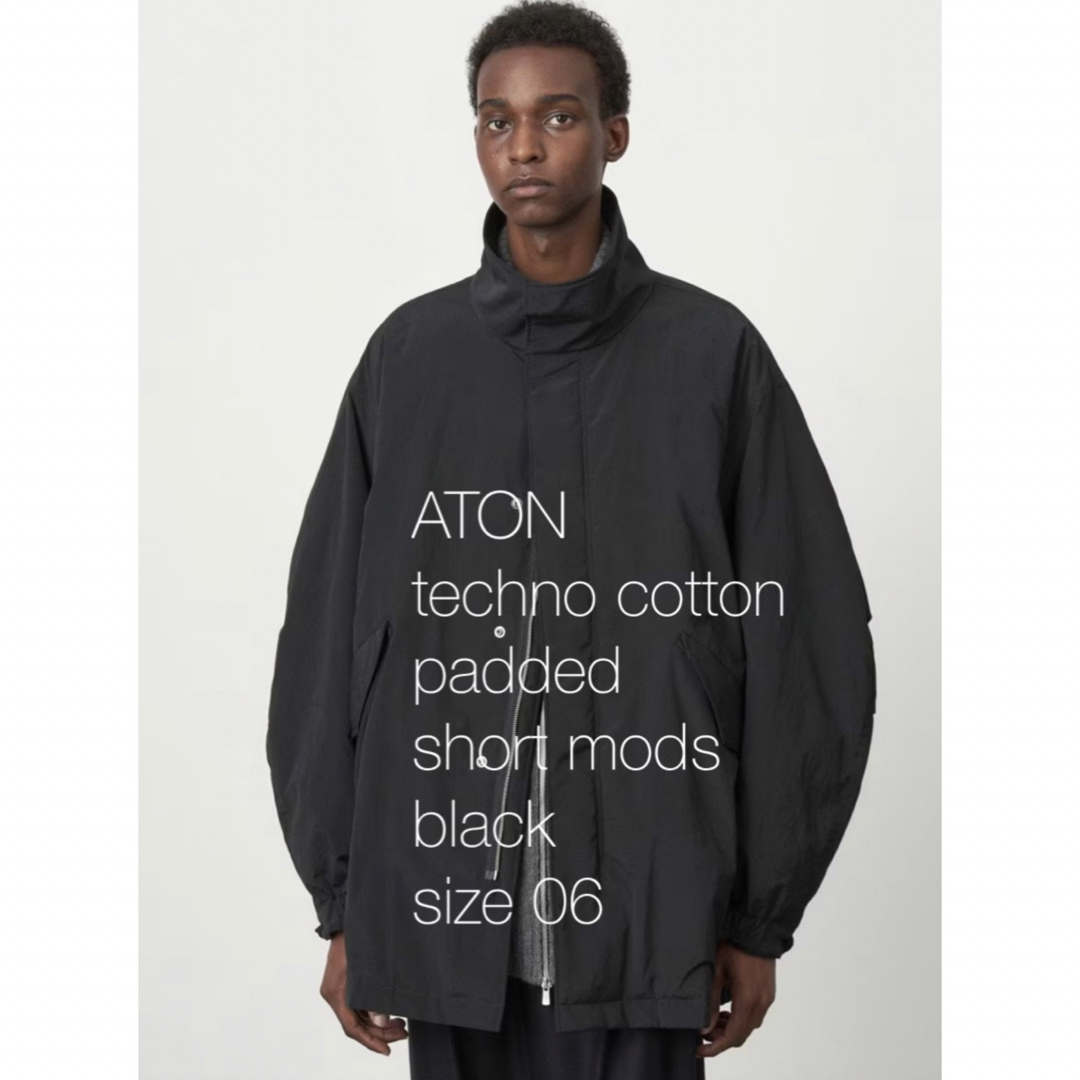 ATON - ATON TECHNO COTTON PADDED SHORT MODS 黒の通販 by ハ リ ボ