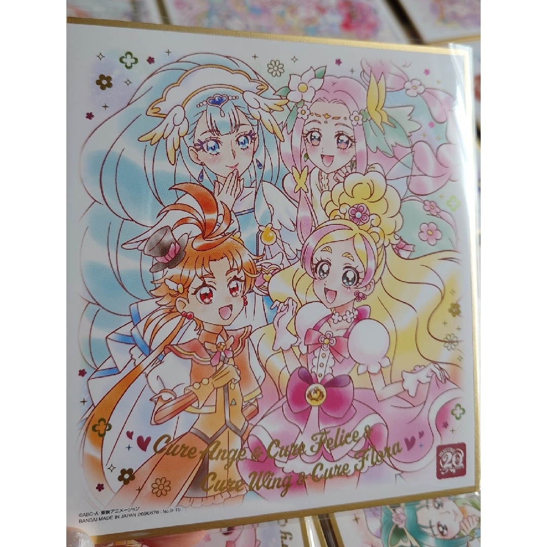 BANDAI(バンダイ)のプリキュア色紙アート色紙ART 20周年special3 集合 エンタメ/ホビーのアート用品(その他)の商品写真