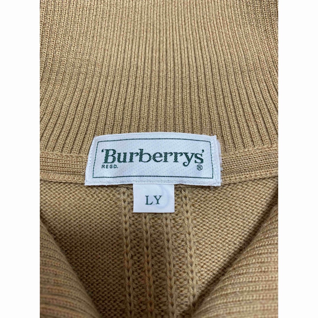 BURBERRY - Burberrys ヴィンテージチェックウールZIPニットの通販 by