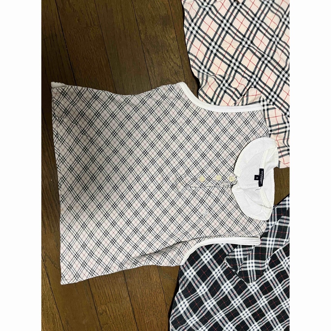 チェック柄　シャツ3枚セット　レディース レディースのトップス(カットソー(長袖/七分))の商品写真