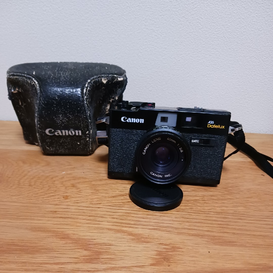 フィルムカメラ昭和レトロCanonキャノンA35Datelux