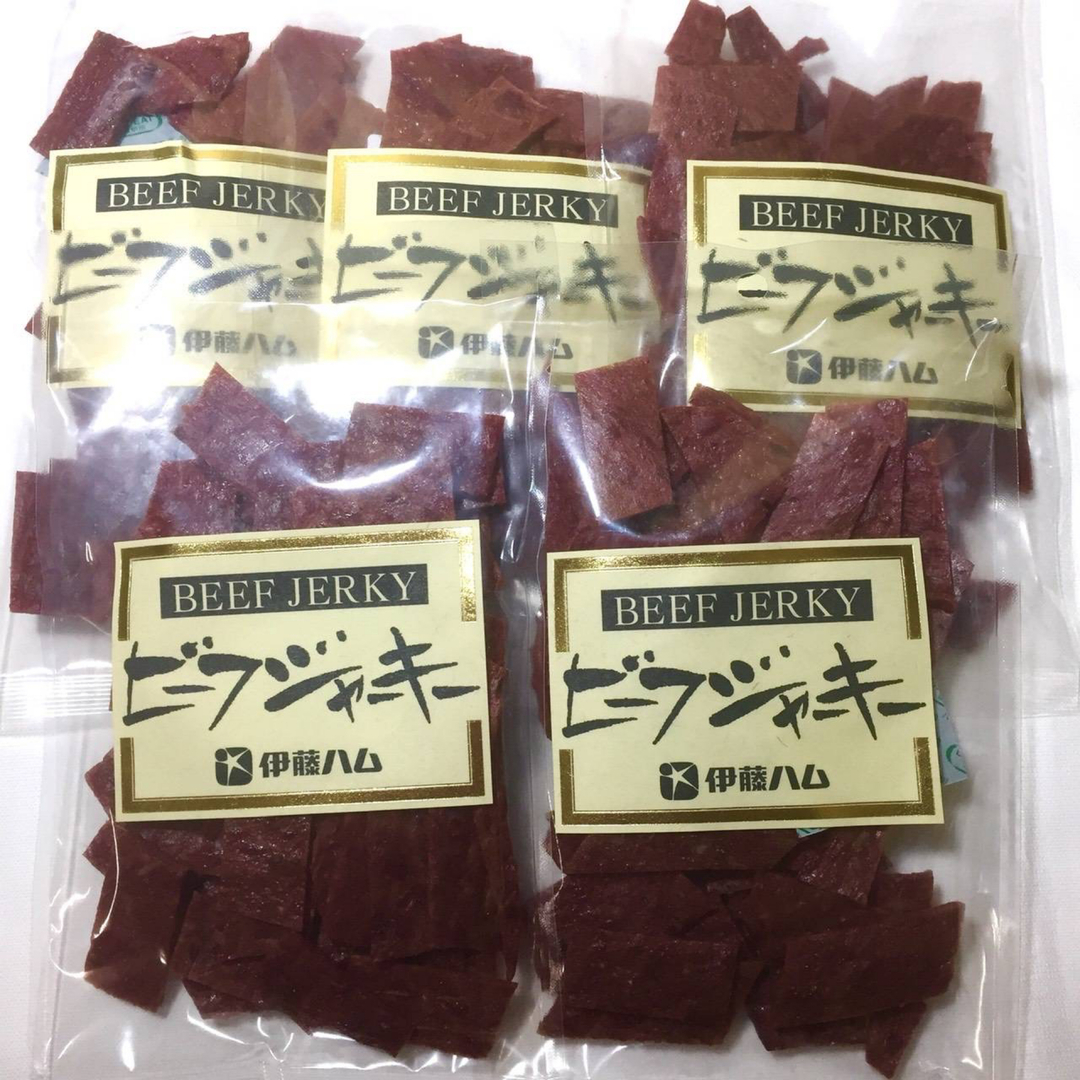 伊藤ハム ビーフジャーキー 100g×5袋 食品/飲料/酒の加工食品(乾物)の商品写真