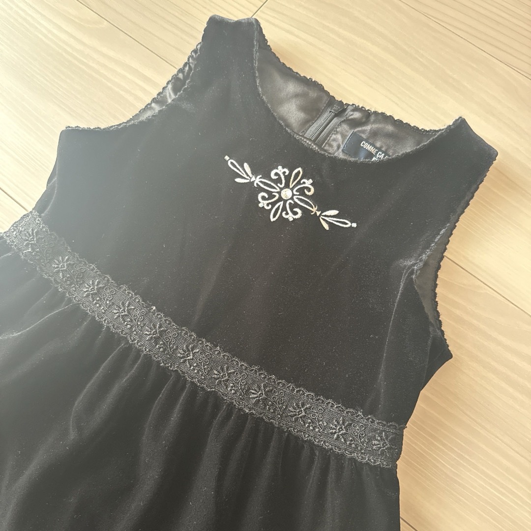 COMME CA DU MODE FILLE 100A 女児ワンピース キッズ/ベビー/マタニティのキッズ服女の子用(90cm~)(ワンピース)の商品写真