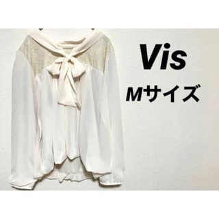 ヴィス(ViS)のヴィス　Vis ブラウス　レース　美品(シャツ/ブラウス(長袖/七分))