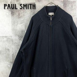 PAUL SMITH ポールスミス ジップアップ コットンブルゾン ブラック M