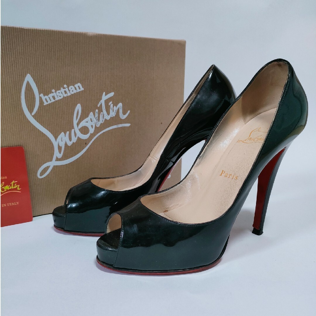 ヒール【Christian Louboutin/ルブタン】オープントュ